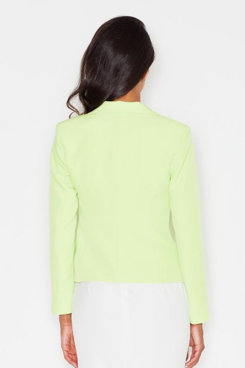 Żakiet w kolorze limonkowym