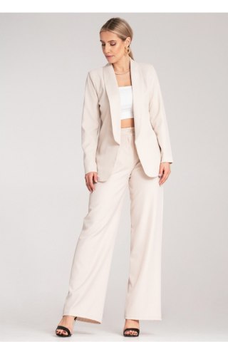 Żakiet damski w kolorze jasnobeżowym