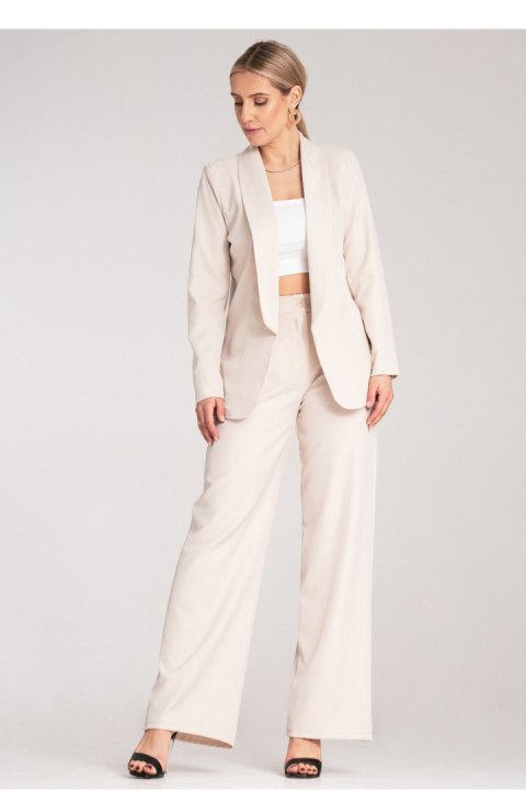 Żakiet damski w kolorze jasnobeżowym