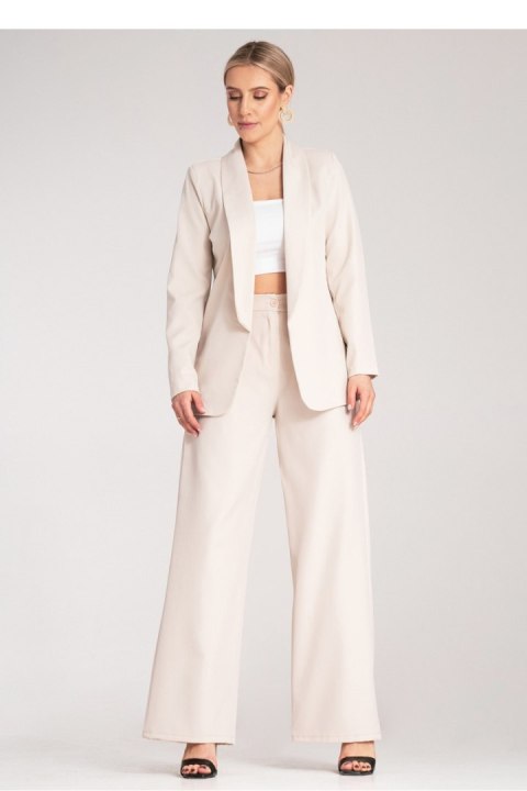 Żakiet damski w kolorze jasnobeżowym