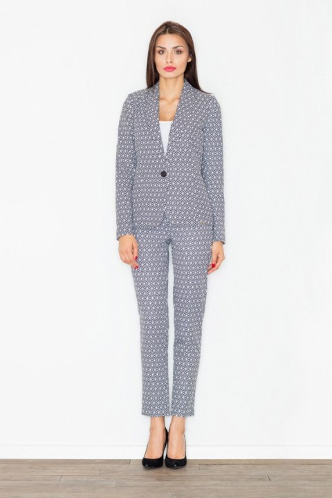 Multikolorowy żakiet damski