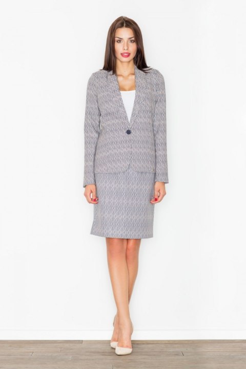 Multikolorowy żakiet damski