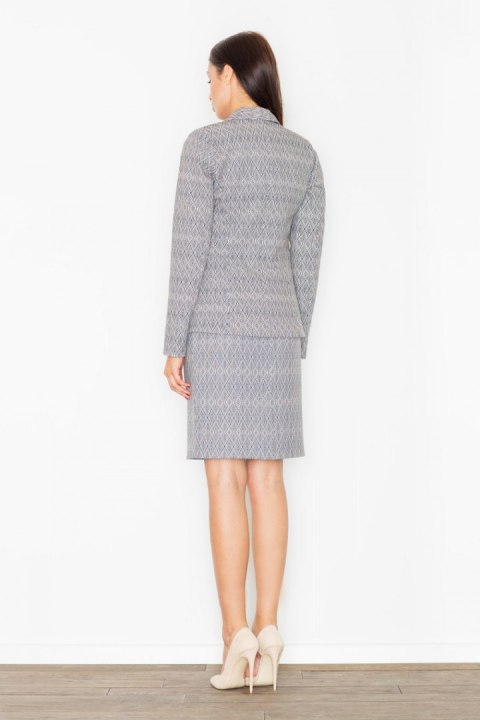 Multikolorowy żakiet damski