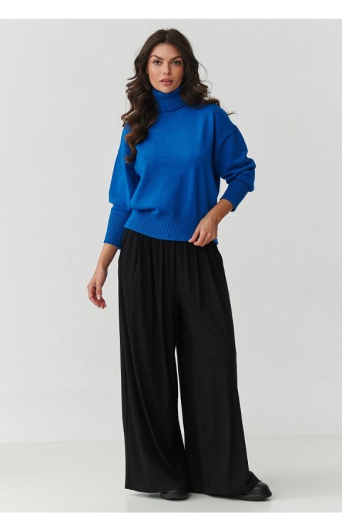 Golf Damski Model S165 Blue Jeans - Makadamia