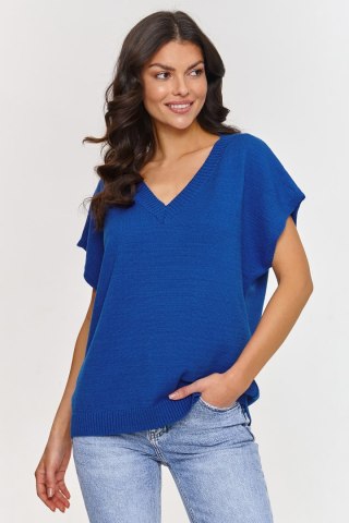 Kamizelka Model S157 Cobalt - Makadamia