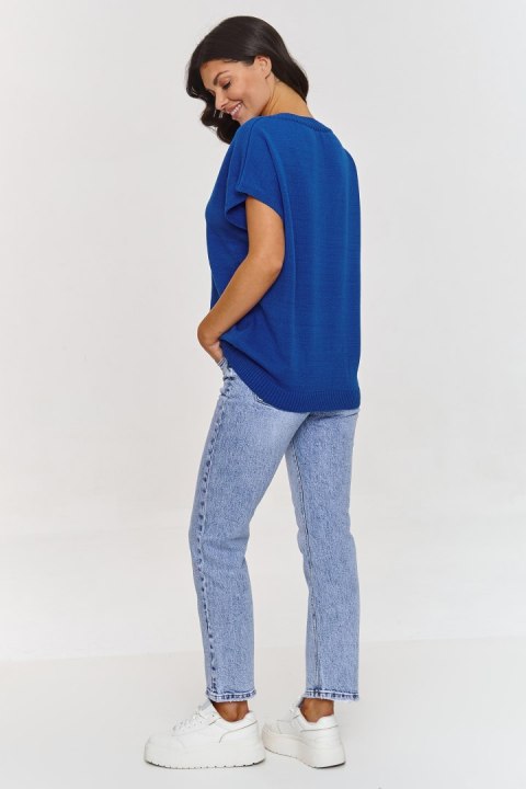 Kamizelka Model S157 Cobalt - Makadamia