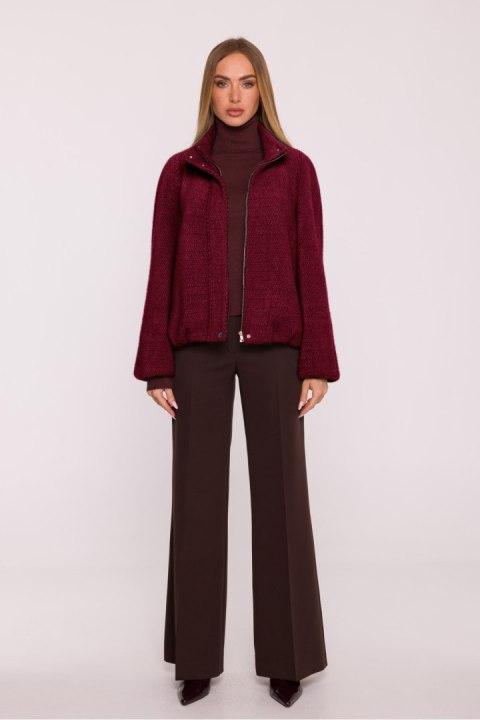 Kurtka Damska Model MOE885 Bordo - Moe
