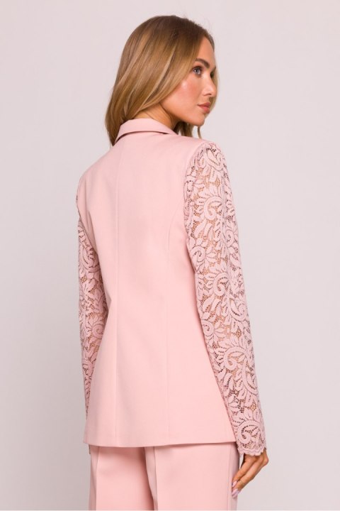 Marynarka damska w kolorze jasnoróżowym