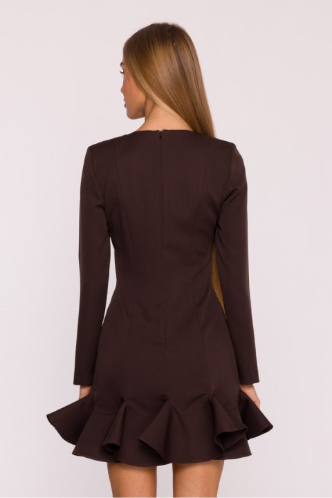 Sukienka Model MOE880 Brown - Moe