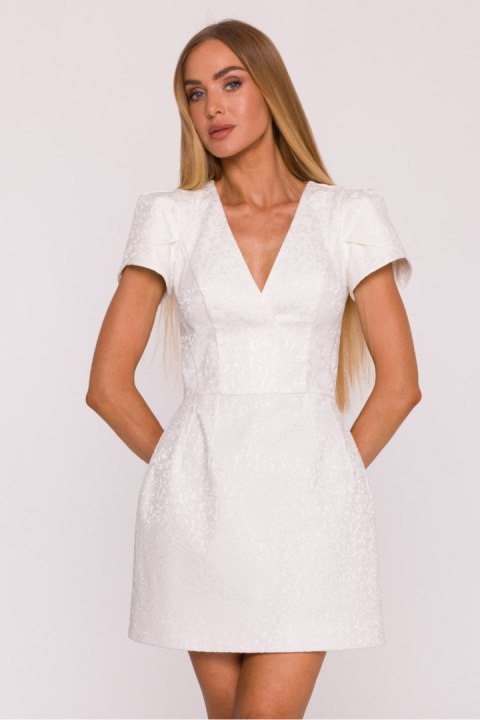 Sukienka Model MOE882 Śmietana - Moe