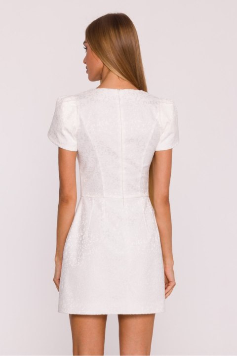 Sukienka Model MOE882 Śmietana - Moe