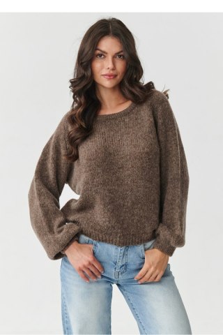 Sweter Damski Model S168 Mocca - Makadamia