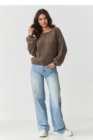 Sweter Damski Model S168 Mocca - Makadamia