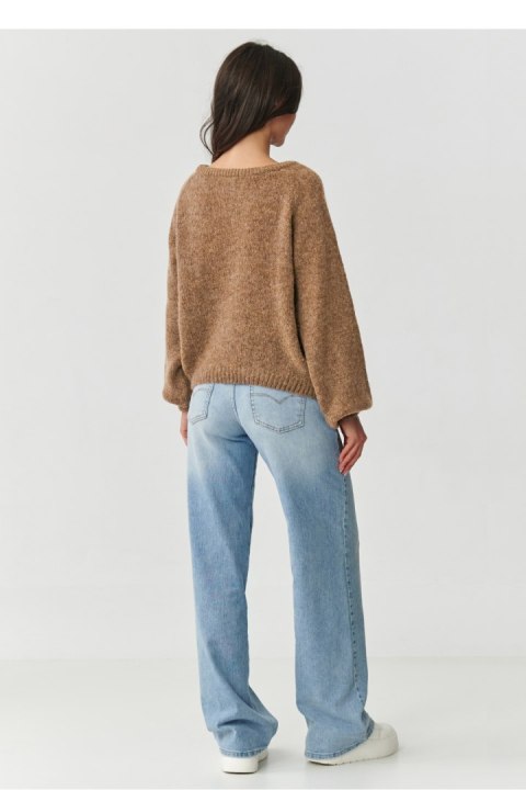 Sweter Damski Model S168 Ochra - Makadamia