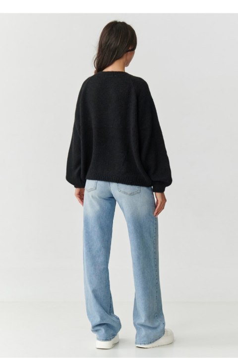 Sweter Kardigan Model S170 Black - Makadamia