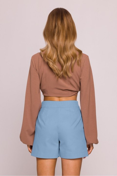 Szorty Damskie Model MOE860 Błękit - Moe