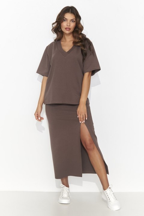 Spódnica Komplet Model NU468 Czekolada - Numinou